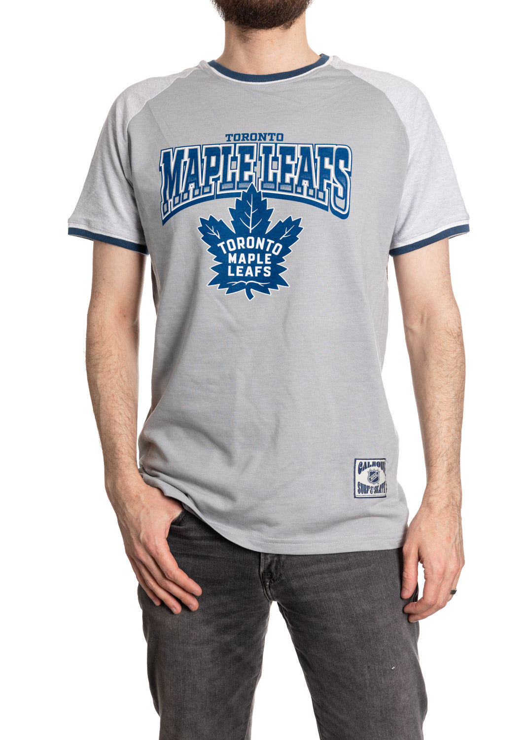 Toronto Maple Leafs Reverse French Terry Gradient Print T-Shirt