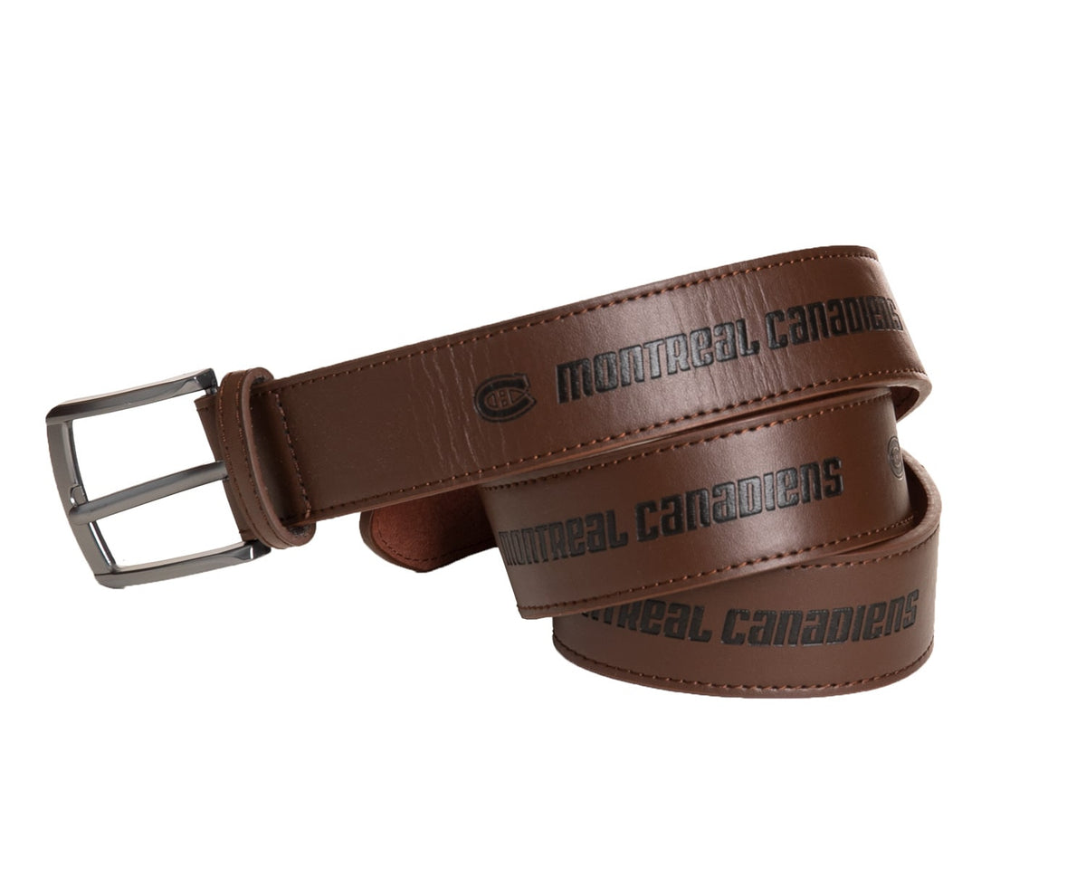 Montreal Canadiens Adjustable Leather Belt