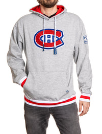 Load image into Gallery viewer, Montreal Canadiens &quot;Muskoka Style&quot; Premium Chenille Woven Logo Hoodie
