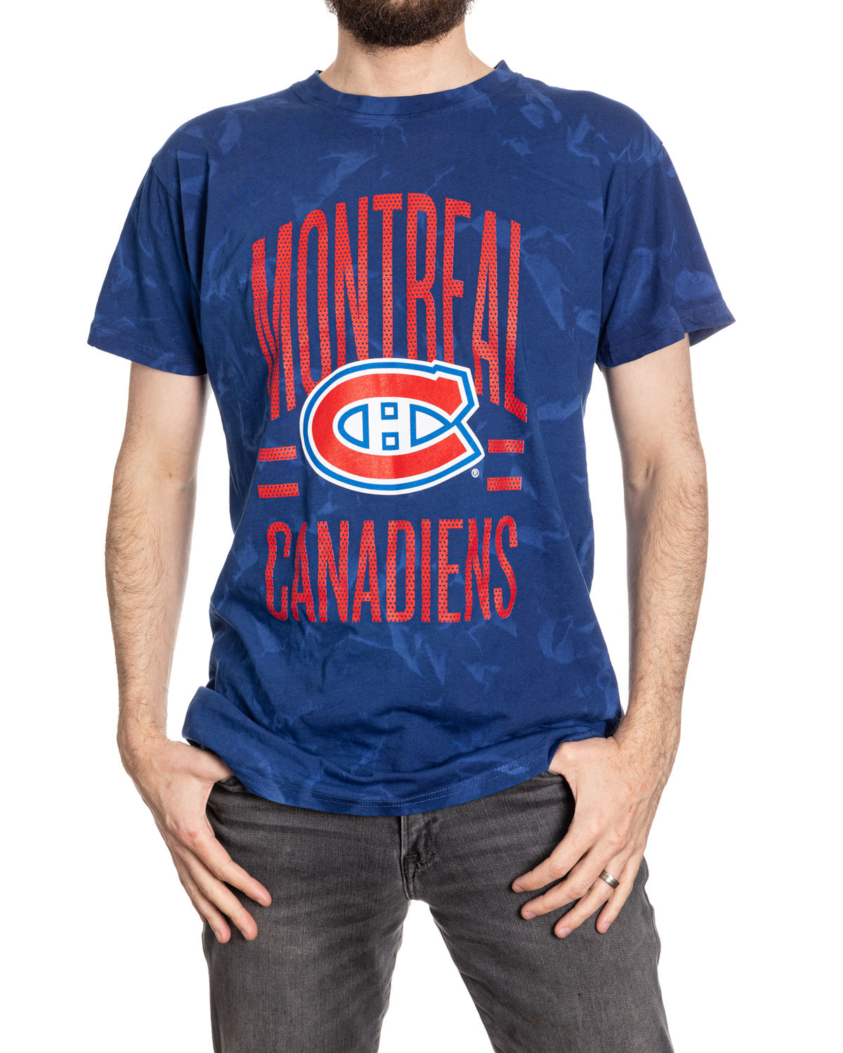 Montreal Canadiens Crystal Tie Dye T-Shirt
