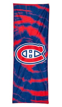 Load image into Gallery viewer, Montreal Canadiens Tie Dye Beach Towel
