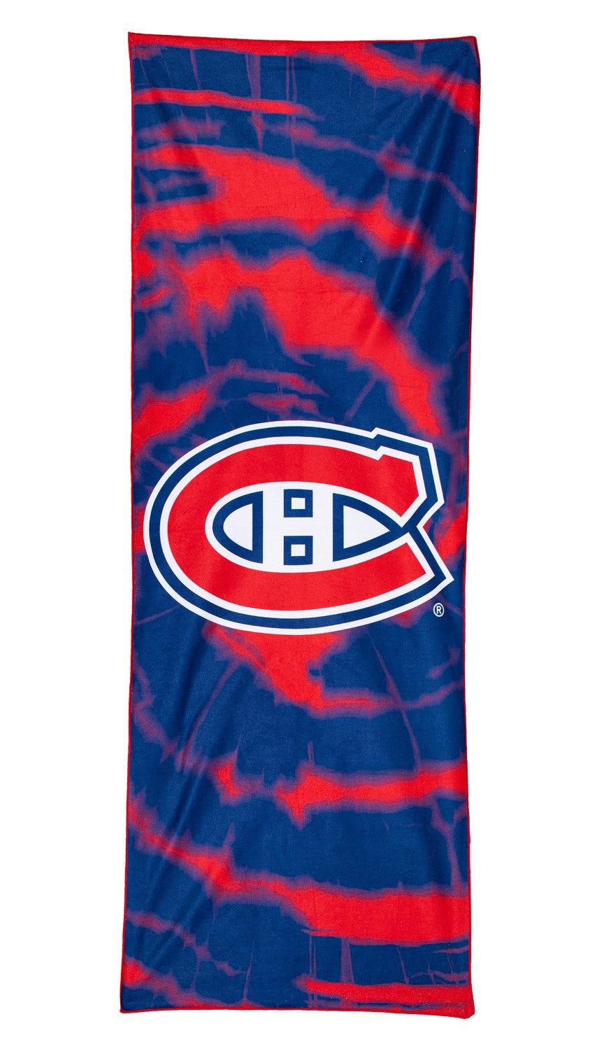 Montreal Canadiens Tie Dye Beach Towel