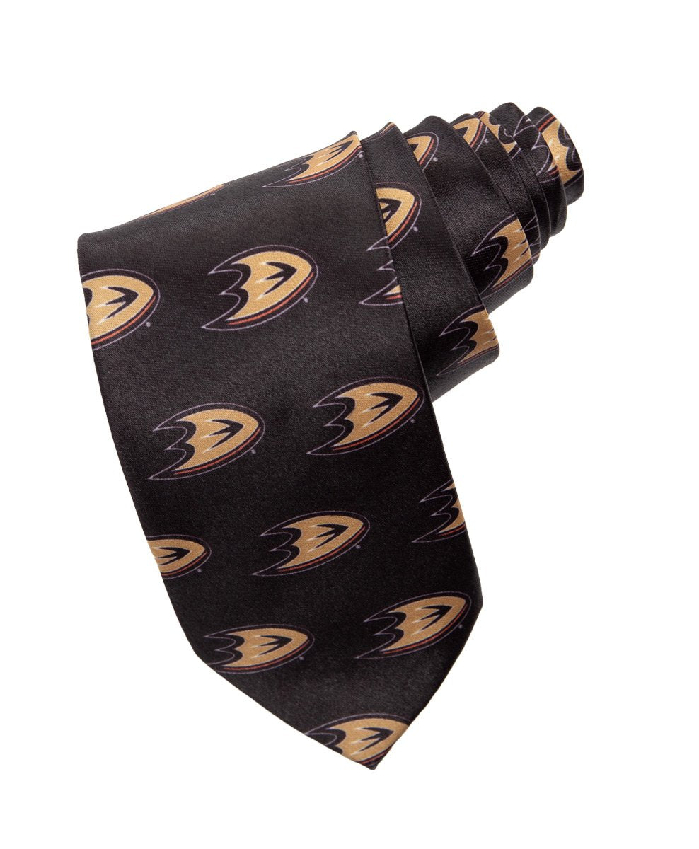 Anaheim Ducks Classic Logo Necktie in Black