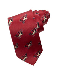 Load image into Gallery viewer, Arizona Coyotes Classic Logo Necktie in Red
