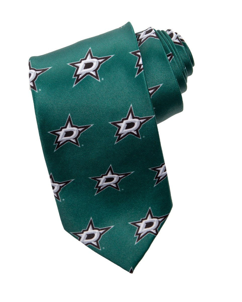 Dallas Stars Classic Logo Necktie in Green