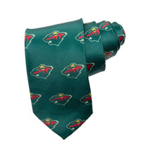 Load image into Gallery viewer, Minnesota Wild Classic Logo Necktie in Green
