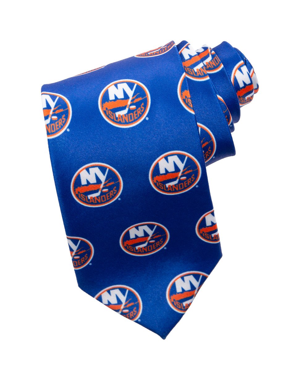 New York Islanders Classic Logo Necktie in Blue