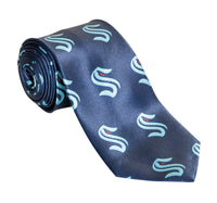 Load image into Gallery viewer, Seattle Kraken Classic Logo Necktie
