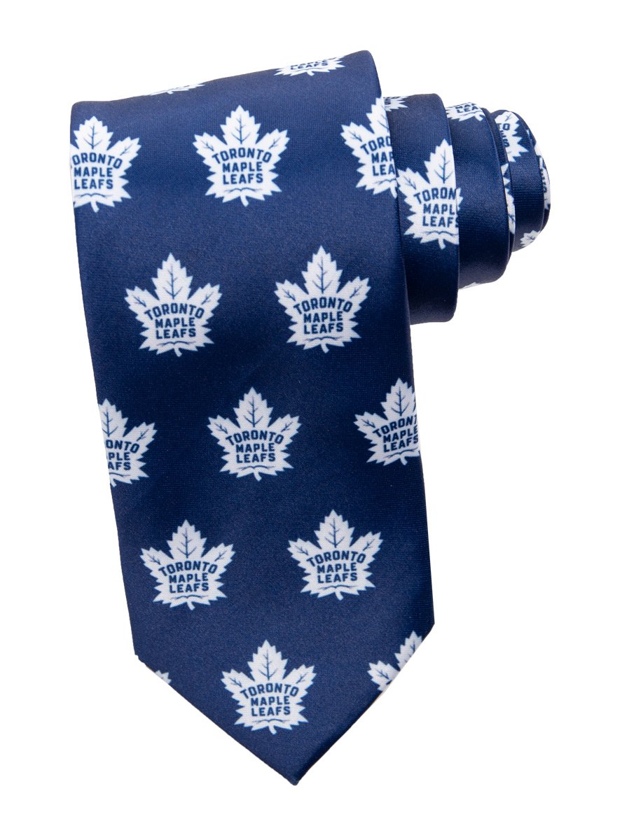 Toronto Maple Leafs Logo Tie in Blue