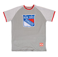 Load image into Gallery viewer, New York Rangers Reverse French Terry Striped Men&#39;s T-Shirt
