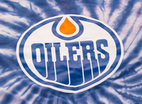 Load image into Gallery viewer, Edmonton Oilers Spiral Tie Dye Crewneck
