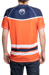 Load image into Gallery viewer, Edmonton Oilers Short Sleeve Game Day Rashguard
