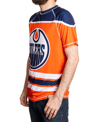 Load image into Gallery viewer, Edmonton Oilers Short Sleeve Game Day Rashguard

