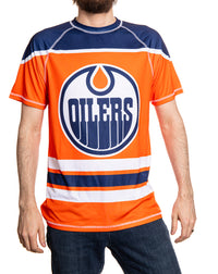 Load image into Gallery viewer, Edmonton Oilers Short Sleeve Game Day Rashguard
