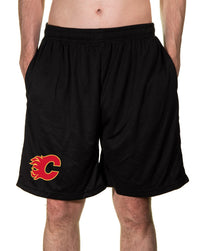 Load image into Gallery viewer, Calgary Flames Air Mesh Shorts
