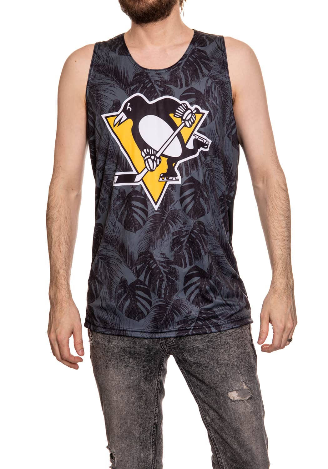 Pittsburgh Penguins "Palm" Tank Top
