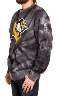 Load image into Gallery viewer, Pittsburgh Penguins Spiral Tie Dye Crewneck

