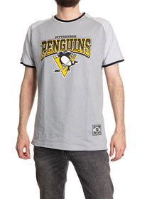 Load image into Gallery viewer, Pittsburgh Penguins Reverse French Terry Gradient Print T-Shirt
