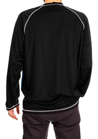 Load image into Gallery viewer, Anaheim Ducks Mens Long Sleeve Performance Active Wear Rash Guard Shirt
