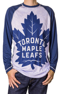 Load image into Gallery viewer, Toronto Maple Leafs Long Sleeve Performance Active Wear Rash Guard Shirt
