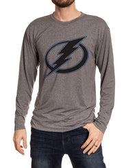 Load image into Gallery viewer, Tampa Bay Lightning Long Sleeve Blackout Shirt Size Guide
