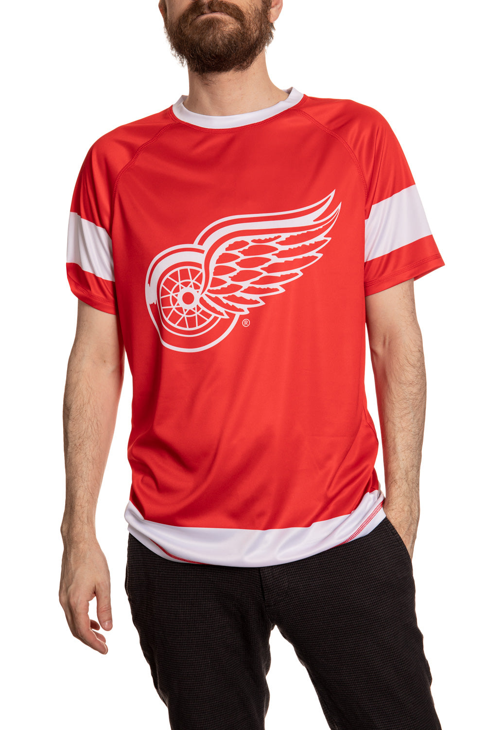 Detroit Red Wings Short Sleeve Game Day Rashguard