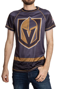 Load image into Gallery viewer, Vegas Golden Knights Short Sleeve Game Day Rashguard
