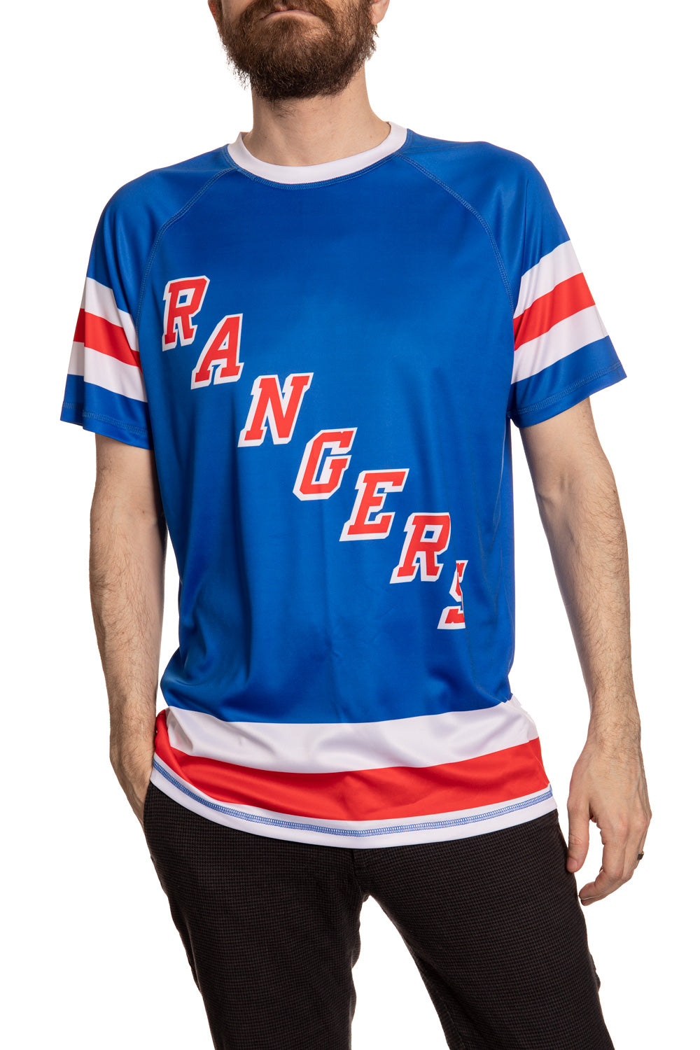New York Rangers Short Sleeve Game Day Rashguard