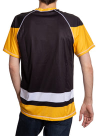 Load image into Gallery viewer, Pittsburgh Penguins Short Sleeve Game Day Rashguard
