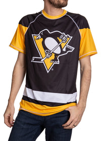 Load image into Gallery viewer, Pittsburgh Penguins Short Sleeve Game Day Rashguard
