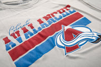 Load image into Gallery viewer, Colorado Avalanche &quot;Stripes&quot; Men&#39;s Short Sleeve Rash Guard Wicking T-Shirt
