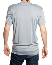 Load image into Gallery viewer, Edmonton Oilers &quot;Stripes&quot; Men&#39;s Short Sleeve Rash Guard Wicking T-Shirt
