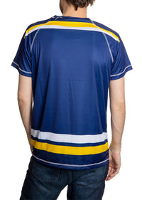 Load image into Gallery viewer, St. Louis Blues Short Sleeve Game Day Rashguard
