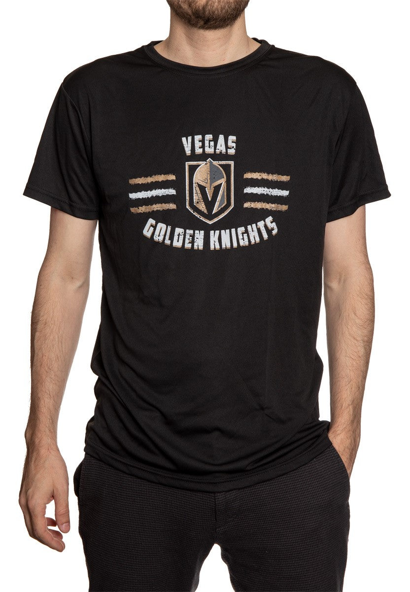 Vegas Golden Knights Short Sleeve Performance Rashguard – Distressed Lines