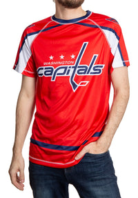 Load image into Gallery viewer, Washington Capitals Short Sleeve Game Day Rashguard
