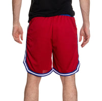 Load image into Gallery viewer, New York Rangers Men&#39;s 2 Tone Air Mesh Shorts Lined with Pockets
