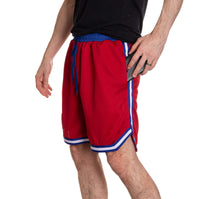 Load image into Gallery viewer, New York Rangers Men&#39;s 2 Tone Air Mesh Shorts Lined with Pockets
