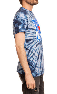 Load image into Gallery viewer, New York Rangers Spiral Tie Dye T-Shirt
