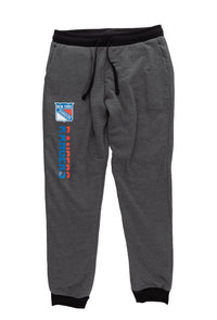 Load image into Gallery viewer, New York Rangers NHL Unisex Sherpa Lined Warm Sweatpants with Pockets
