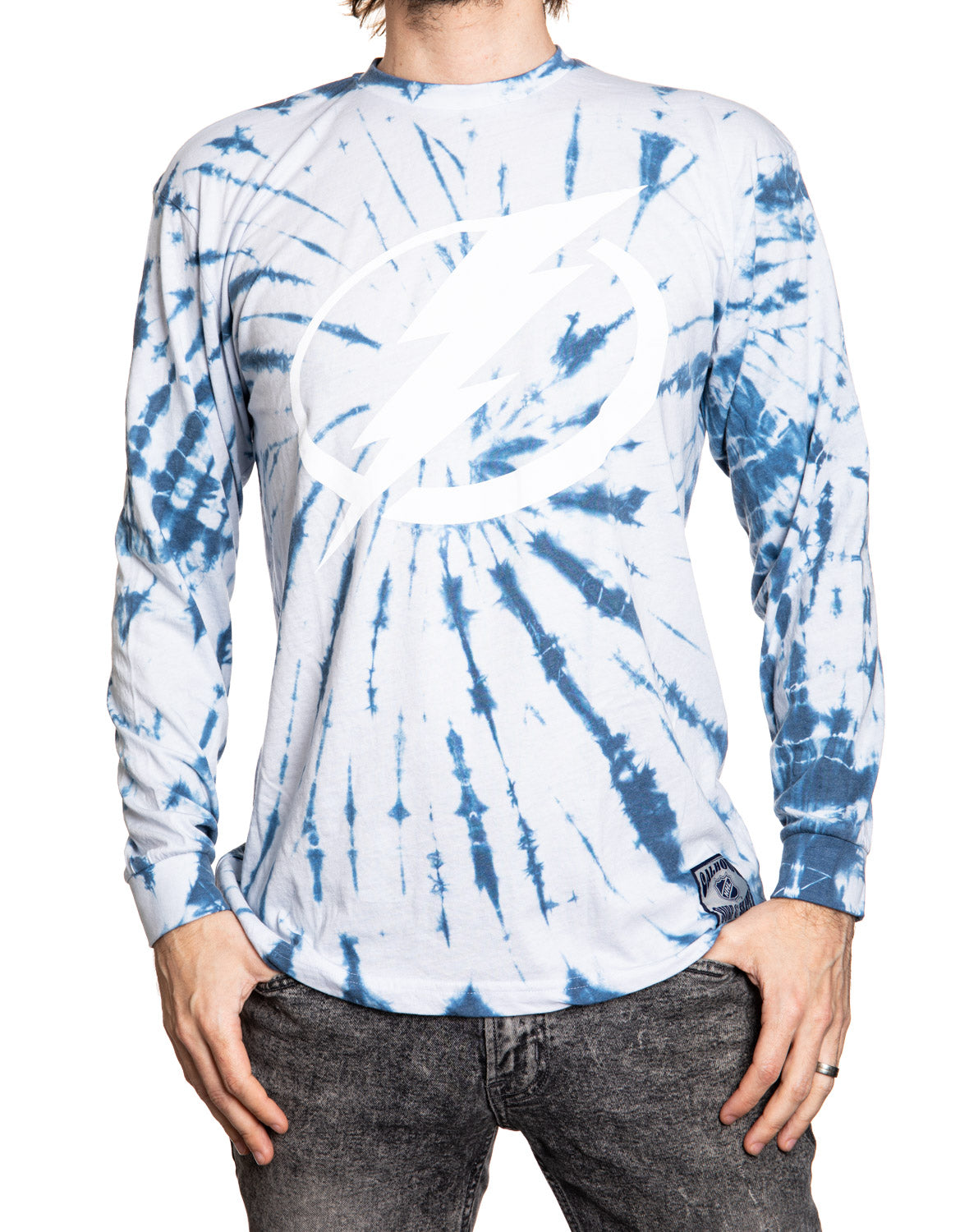 Tampa Bay Lightning Spiral Tie Dye Longsleeve Shirt