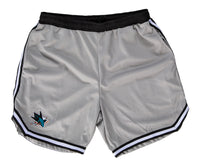 Load image into Gallery viewer, San Jose Sharks Men&#39;s 2 Tone Air Mesh Shorts Lined with Pockets
