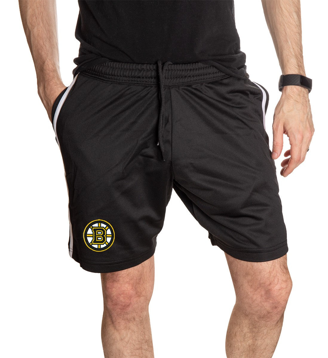 Boston Bruins Two-Stripe Shorts for Men