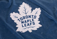 Load image into Gallery viewer, Frayed Toronto Maple Leafs Logo Close Up
