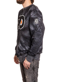 Load image into Gallery viewer, Philadelphia Flyers Spiral Tie Dye Crewneck
