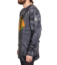 Load image into Gallery viewer, Chicago Blackhawks Spiral Tie Dye Crewneck
