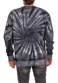 Load image into Gallery viewer, Vegas Golden Knights Spiral Tie Dye Crewneck

