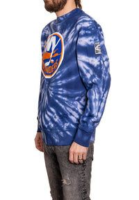 Load image into Gallery viewer, New York Islanders Spiral Tie Dye Crewneck
