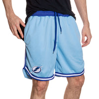 Load image into Gallery viewer, Tampa Bay Lightning Men&#39;s 2 Tone Air Mesh Shorts Lined with Pockets
