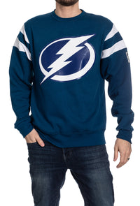 Load image into Gallery viewer, Tampa Bay Lightning Varsity Retro Style Crewneck Sweatshirt
