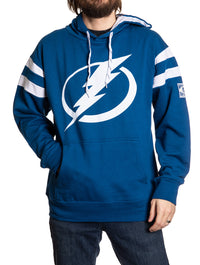 Load image into Gallery viewer, Tampa Bay Lightning Varsity Retro Style Hoodie
